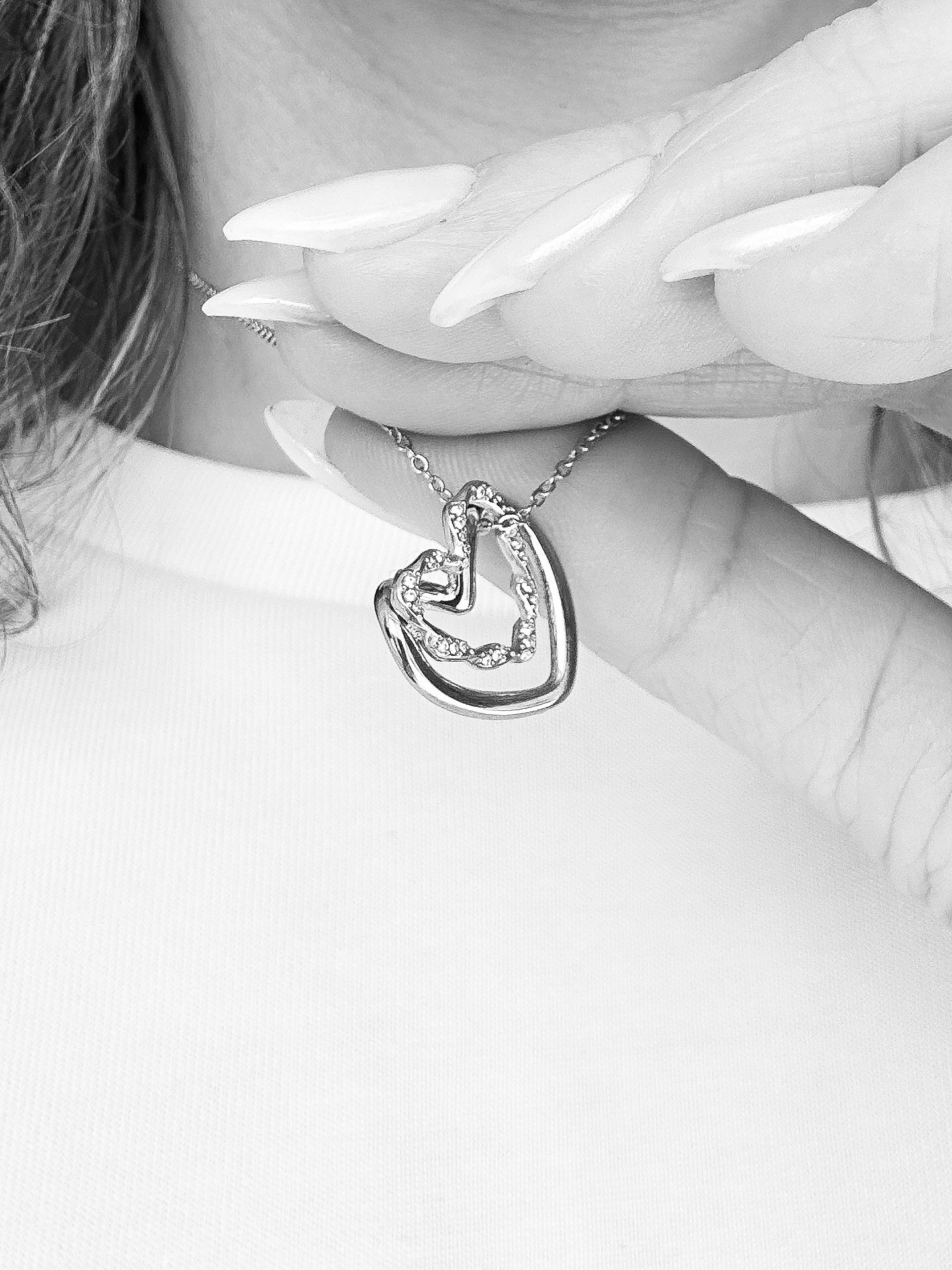 Collar Corazón Dúo