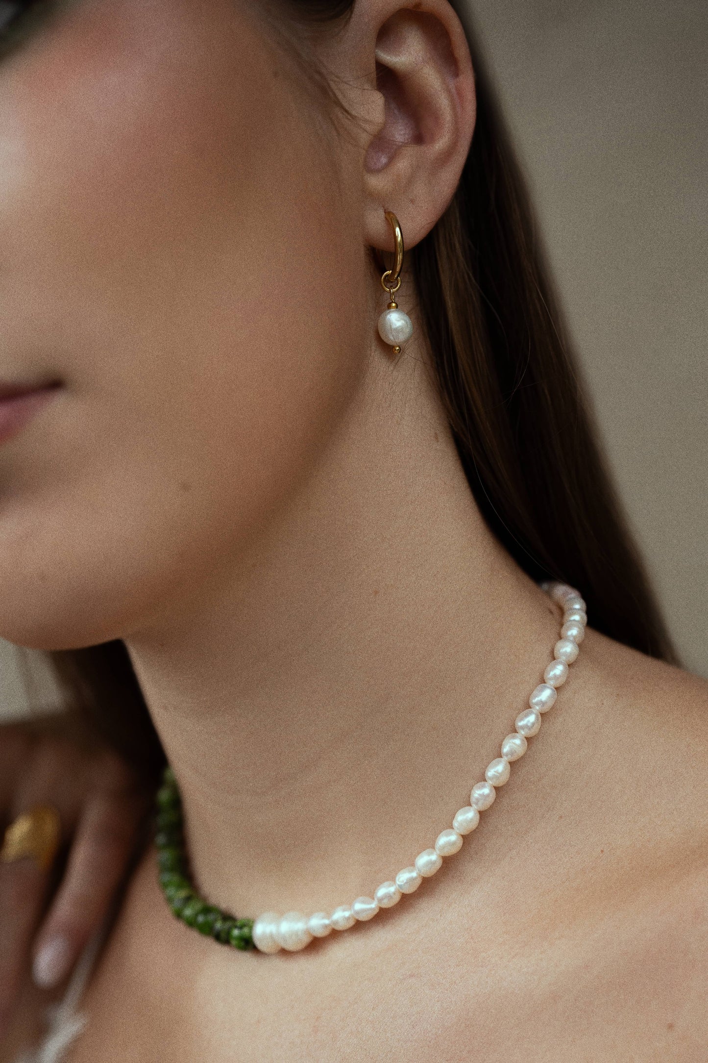 Pendientes Gaia. Perlas de Calma.