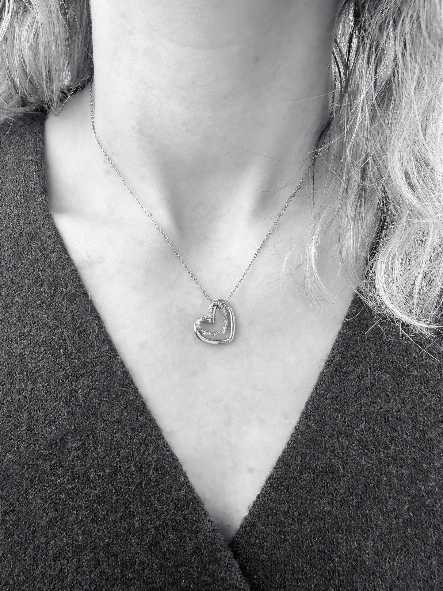 Collar Corazón Dúo